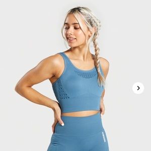 Energy + Seamless Gymshark crop top